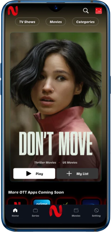 Netmirror mobile entertainment interface